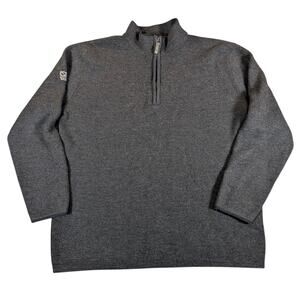 Scott Base Merino Wool 1/4 Zip Sweater XL Outdoor Pullover